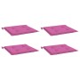 Cojines para silla de jardín 4 uds tela rosa 50x50x4 cm en Decoración | Comprar online en Foru.es