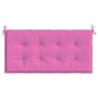 Almohadilla para Silla Liso Rosa 120 x 50 x 3 cm Tela Oxford en Decoración | Comprar online en Foru.es