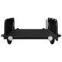 Remolque para bicicletas hierro y tela Oxford negro de vidaXL, Remolques para bicicletas - Ref: Foro24-94178, Precio: 96,13 €...