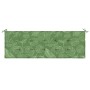 Cojín banco de jardín tela Oxford estampado hojas 150x50x4 cm en Decoración | Comprar online en Foru.es