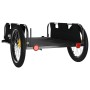 Remolque para bicicletas hierro y tela Oxford negro de vidaXL, Remolques para bicicletas - Ref: Foro24-94178, Precio: 96,13 €...