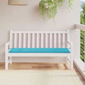 Cojín para banco de jardín tela Oxford turquesa 150x50x4 cm en Decoración | Comprar online en Foru.es