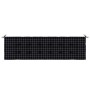 Cojín de banco de jardín Negro 180 x 50 x 4 cm Tela Oxford en Decoración | Comprar online en Foru.es