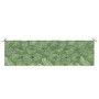 Cojín de banco de jardín Verde 180 x 50 x 4 cm Tela Oxford en Decoración | Comprar online en Foru.es