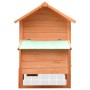Gallinero madera maciza pino y abeto 170x81x110 cm de vidaXL, Jaulas y habitáculos para animales pequeños - Ref: Foro24-17064...