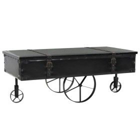 Mesa de centro de madera MDF y abeto 110x55x43 cm de vidaXL, Mesas de centro - Ref: Foro24-245761, Precio: 154,19 €, Descuent...