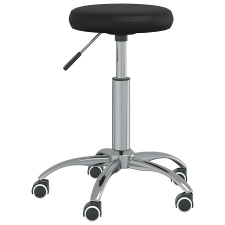 Silla de comedor cuero sintético negra de vidaXL, Sillas de comedor - Ref: Foro24-3085683, Precio: 58,23 €, Descuento: %