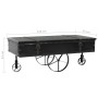 Mesa de centro de madera MDF y abeto 110x55x43 cm de vidaXL, Mesas de centro - Ref: Foro24-245761, Precio: 154,19 €, Descuent...