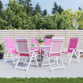 Cojines para sillas con respaldo alto 6 uds tela rosa en Decoración | Comprar online en Foru.es