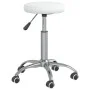 Silla de comedor de cuero sintético blanco de vidaXL, Sillas de comedor - Ref: Foro24-3085682, Precio: 56,12 €, Descuento: %