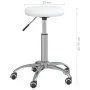 Silla de comedor de cuero sintético blanco de vidaXL, Sillas de comedor - Ref: Foro24-3085682, Precio: 56,12 €, Descuento: %
