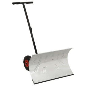 Pala de nieve manual con ruedas de vidaXL, Palas para nieve - Ref: Foro24-141304, Precio: 85,52 €, Descuento: %