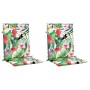Cojines para silla con respaldo bajo 2 uds tela multicolor en Decoración | Comprar online en Foru.es