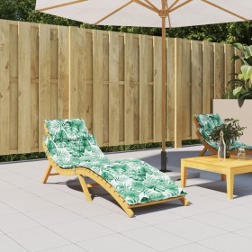 Cojín de tumbona tela Oxford estampado de hojas en Decoración | Comprar online en Foru.es