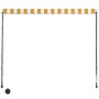 Toldo retráctil con LED amarillo y blanco 150x150 cm de vidaXL, Toldos - Ref: Foro24-145908, Precio: 42,39 €, Descuento: %