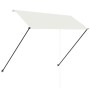 Toldo retráctil con LED color crema 250x150 cm de vidaXL, Toldos - Ref: Foro24-145924, Precio: 44,21 €, Descuento: %