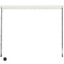 Toldo retráctil con LED color crema 250x150 cm de vidaXL, Toldos - Ref: Foro24-145924, Precio: 44,21 €, Descuento: %