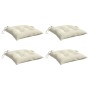 Cojines de silla de jardín 4 uds tela Oxford crema 40x40x7 cm en Decoración | Comprar online en Foru.es