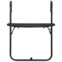 Mesa balcón colgante plástico aspecto ratán negro 60x64x83,5 cm de vidaXL, Mesas de jardín - Ref: Foro24-47894, Precio: 51,51...