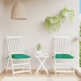 Cojines de silla de jardín 2 uds tela Oxford verde 40x40x7 cm en Decoración | Comprar online en Foru.es