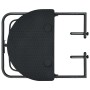 Mesa balcón colgante plástico aspecto ratán negro 60x64x83,5 cm de vidaXL, Mesas de jardín - Ref: Foro24-47894, Precio: 51,51...