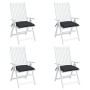 Cojines de silla de jardín 4 uds tela Oxford negro 40x40x7 cm en Decoración | Comprar online en Foru.es