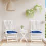 Cojines de silla de jardín 2 uds tela Oxford azul 40x40x7 cm en Decoración | Comprar online en Foru.es