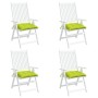 Cojines de silla de jardín 4 uds tela Oxford verde 40x40x7 cm en Decoración | Comprar online en Foru.es