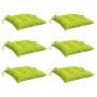 Cojines de silla de jardín 6 uds tela Oxford verde 40x40x7 cm en Decoración | Comprar online en Foru.es