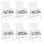 Cojines para silla 6 uds tela multicolor 40x40x7 cm en Decoración | Comprar online en Foru.es