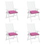 Cojines para silla 4 unidades tela rosa 40x40x7 cm en Decoración | Comprar online en Foru.es