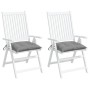 Cojines de silla de jardín 2 uds tela Oxford gris 50x50x7 cm en Decoración | Comprar online en Foru.es
