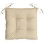Cojines de palets de jardín 4 uds tela Oxford beige 50x50x7 cm en Decoración | Comprar online en Foru.es