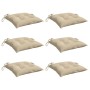 Cojines para palets 6 unidades tela Oxford beige 50x50x7 cm en Decoración | Comprar online en Foru.es