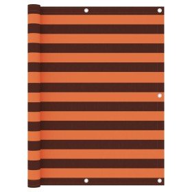 Toldo para balcón tela oxford naranja y marrón 120x500 cm en Sombrillas | Comprar online en Foru.es