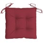 Cojines de palets de jardín 6 uds Oxford rojo tinto 50x50x7 cm en Decoración | Comprar online en Foru.es