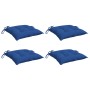 Cojines de palets de jardín 4 uds tela Oxford azul 50x50x7 cm en Decoración | Comprar online en Foru.es