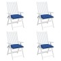 Cojines de palets de jardín 4 uds tela Oxford azul 50x50x7 cm en Decoración | Comprar online en Foru.es