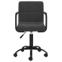 Silla de comedor giratoria de terciopelo negro de vidaXL, Sillas de comedor - Ref: Foro24-3088031, Precio: 90,06 €, Descuento: %