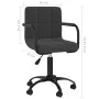 Silla de comedor giratoria de terciopelo negro de vidaXL, Sillas de comedor - Ref: Foro24-3088031, Precio: 89,02 €, Descuento: %