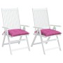 Cojines de silla de jardín 2 uds tela Oxford rosa 50x50x7 cm en Decoración | Comprar online en Foru.es
