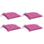 Cojines de silla de jardín 4 uds tela Oxford rosa 50x50x7 cm en Decoración | Comprar online en Foru.es