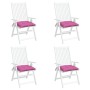 Cojines de silla de jardín 4 uds tela Oxford rosa 50x50x7 cm en Decoración | Comprar online en Foru.es