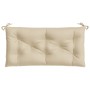 Cojín de banco de jardín tela Oxford beige 100x50x7 cm en Decoración | Comprar online en Foru.es