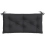 Cojín de banco de jardín tela Oxford negro 100x50x7 cm en Decoración | Comprar online en Foru.es