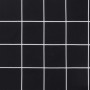 Cojín de banco jardín tela Oxford a cuadros negro 100x50x7 cm en Decoración | Comprar online en Foru.es