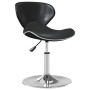 Silla de comedor cuero sintético negra de vidaXL, Sillas de comedor - Ref: Foro24-3088596, Precio: 81,48 €, Descuento: %