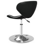 Silla de comedor cuero sintético negra de vidaXL, Sillas de comedor - Ref: Foro24-3088596, Precio: 81,48 €, Descuento: %