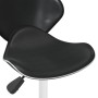 Silla de comedor cuero sintético negra de vidaXL, Sillas de comedor - Ref: Foro24-3088596, Precio: 81,48 €, Descuento: %