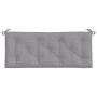 Cojín de banco de jardín tela Oxford gris 120x50x7 cm en Decoración | Comprar online en Foru.es